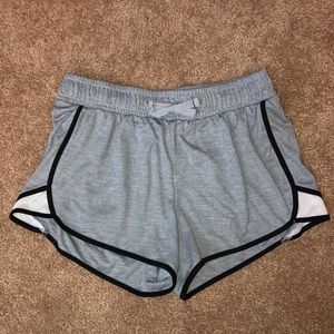 Gray athletic shorts